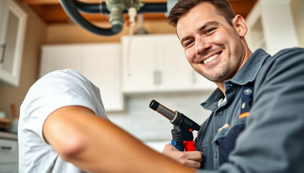 Plumber providing reliable plumbing Lacey Wa services in a residential setting.